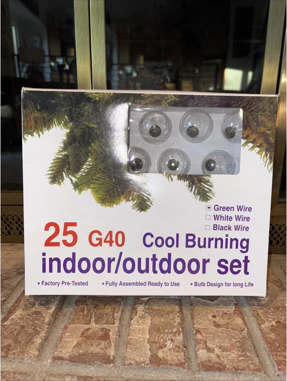 25 G40 Cool Burning Indoor/outdoor Light Set